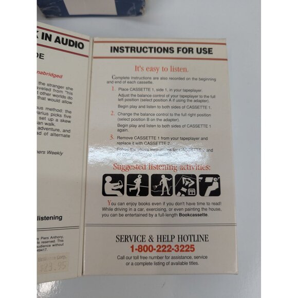 Audiobooks Cassettes Lot of 3 Love/Romance/Adventure Preowned Read Description - Picture 9 of 11